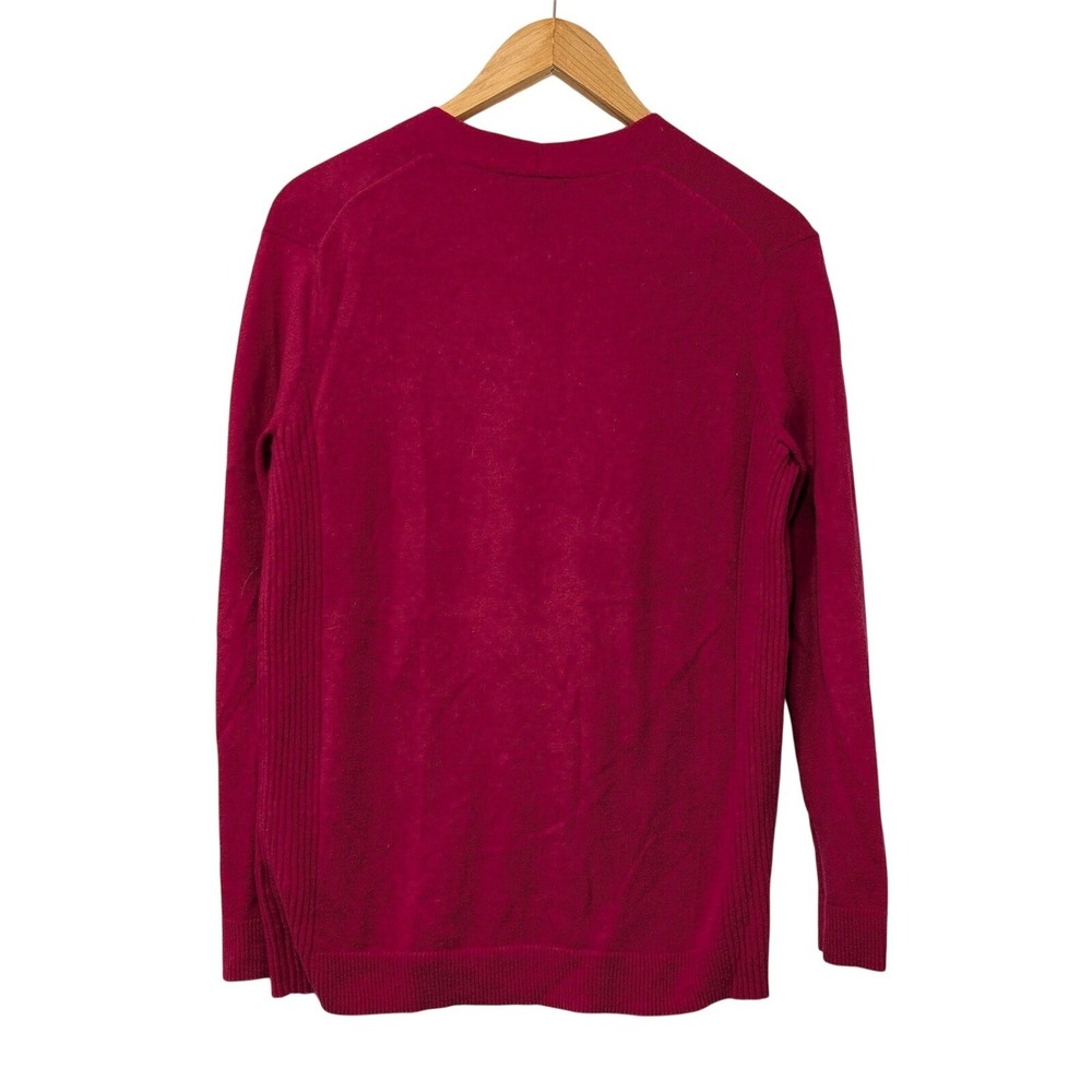 Gap Women's Pink Open Front Long Sleeve Cardigan Sweater Cotton Blend Small - Picture 3 of 5